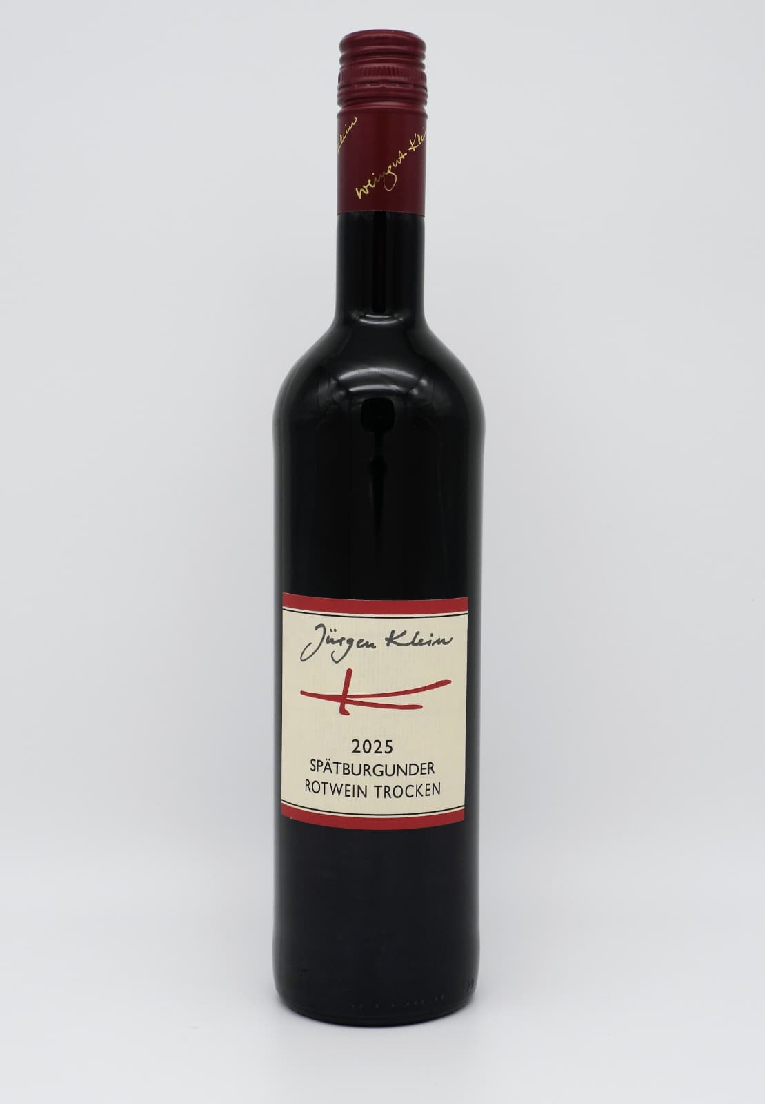 <br>Nr. A2 -- 2025er Merxheimer Vogelsang Spätburgunder Qualitätswein trocken 0,75l<br>